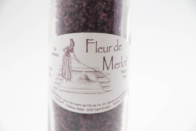 フランス産の赤い塩 ワイン塩 セル デ ヴァン メルロー