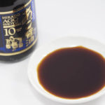 あご(飛魚)を原料に十年もの間じっくりと熟成させたプレミアム魚醤油「平戸あご醤油」