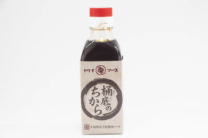 木桶熟成の希少なソース「トリイソース　桶底ソース」